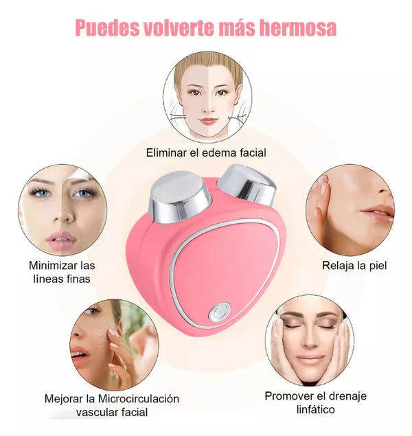 SkinVibe® Masajeador facial Microcorriente