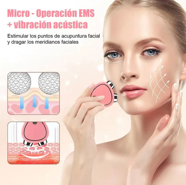 SkinVibe® Masajeador facial Microcorriente